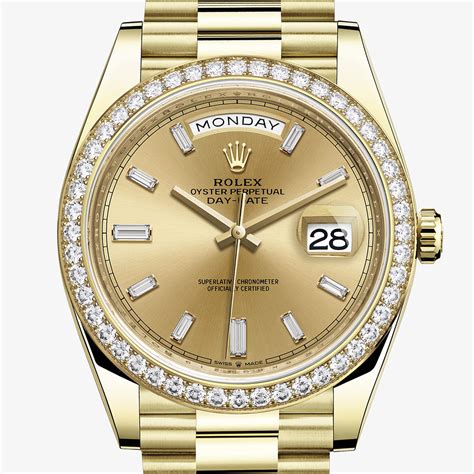 rolex daydate diamonds|rolex day date 40mm price.